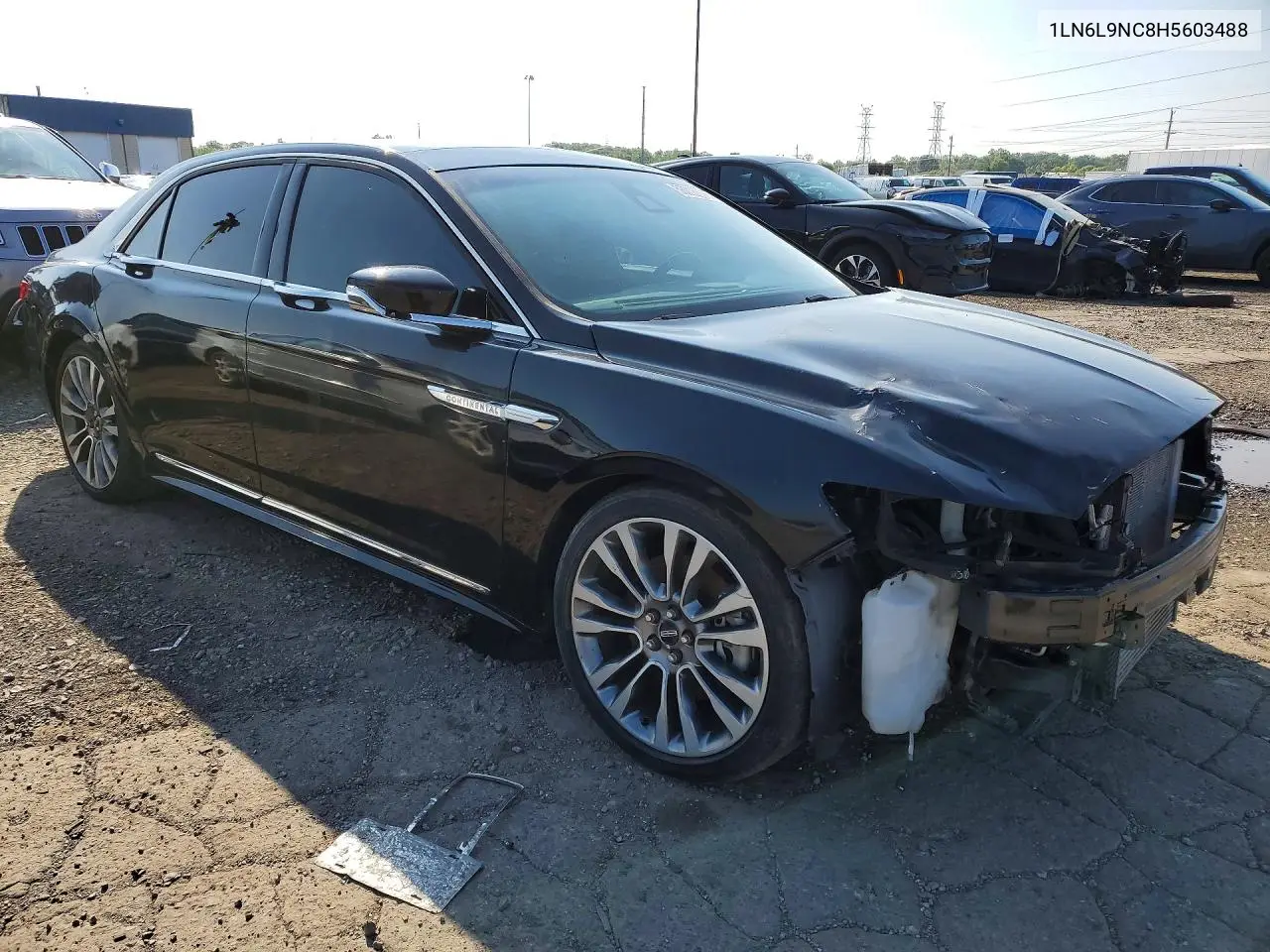 2017 Lincoln Continental Reserve VIN: 1LN6L9NC8H5603488 Lot: 58716696