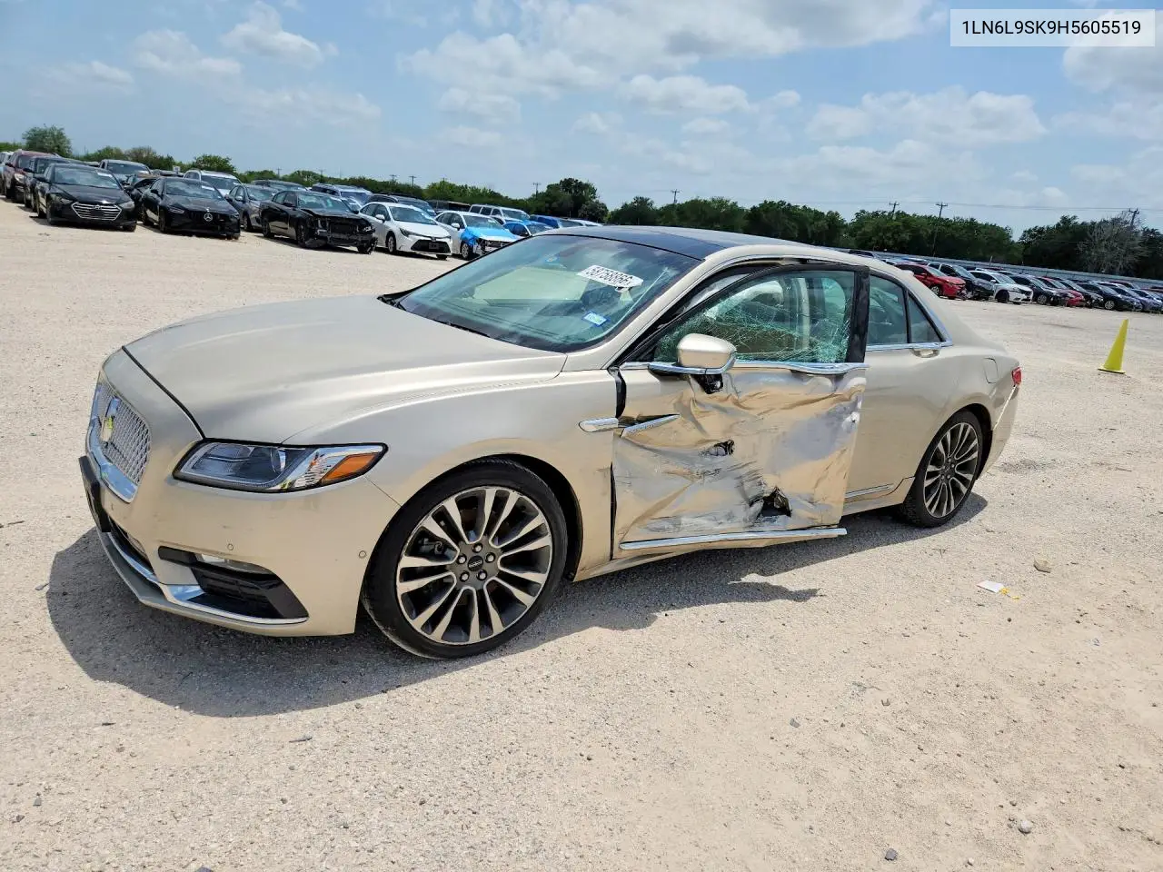 2017 Lincoln Continental Select VIN: 1LN6L9SK9H5605519 Lot: 58758866