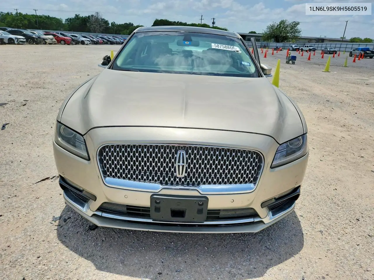 2017 Lincoln Continental Select VIN: 1LN6L9SK9H5605519 Lot: 58758866