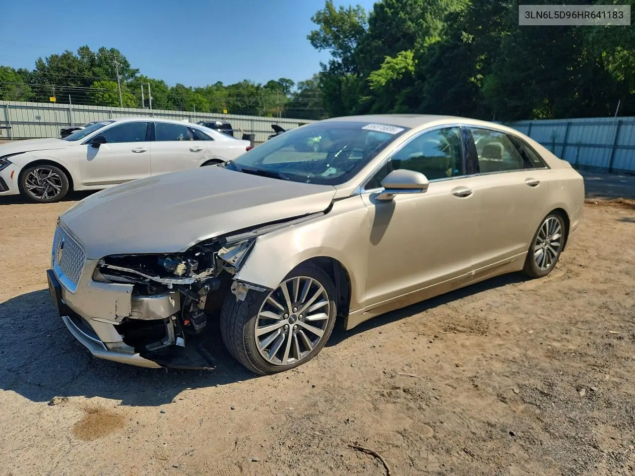 2017 Lincoln Mkz Select VIN: 3LN6L5D96HR641183 Lot: 59375806