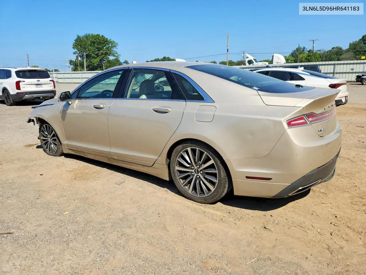 2017 Lincoln Mkz Select VIN: 3LN6L5D96HR641183 Lot: 59375806
