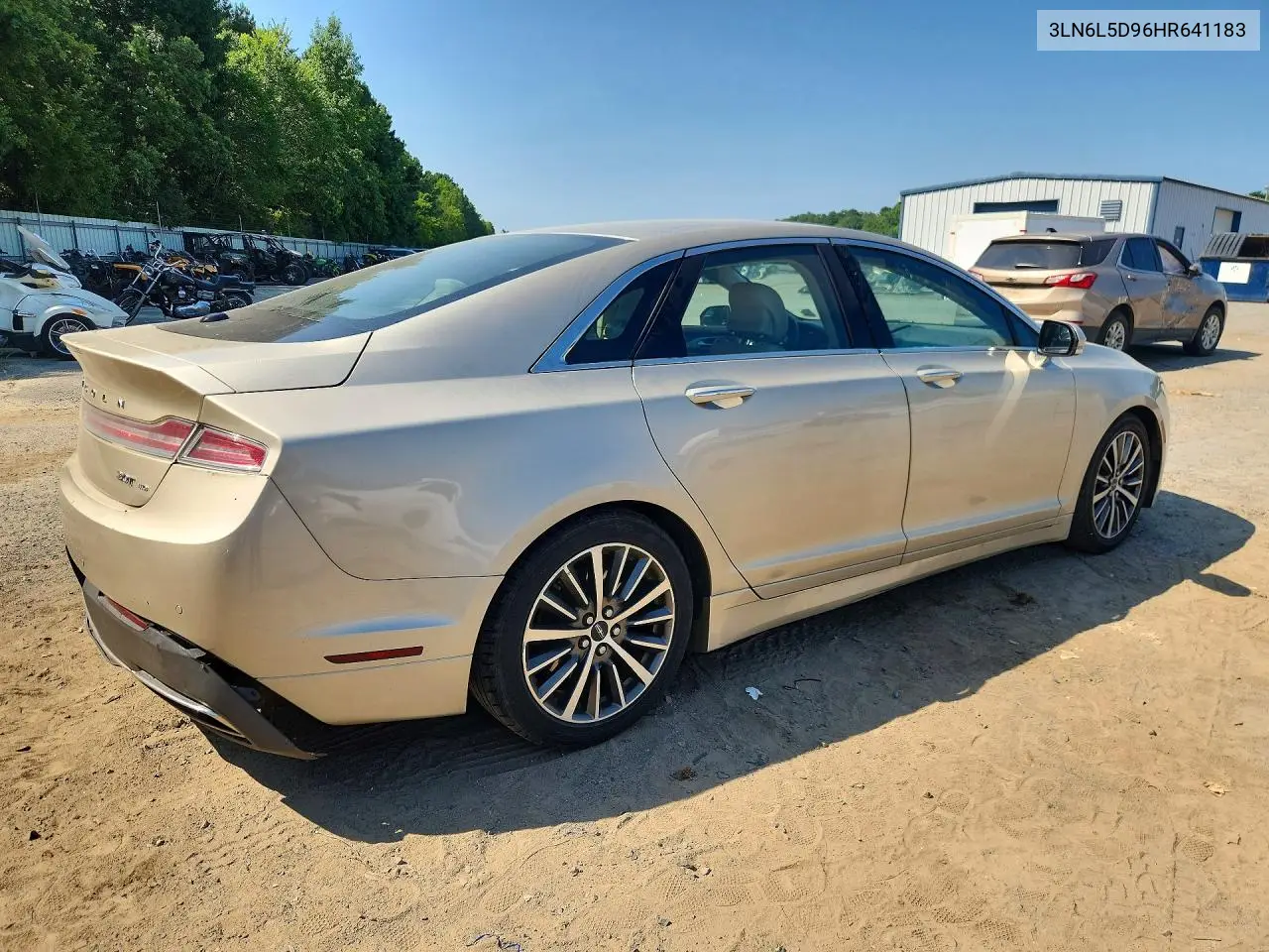 2017 Lincoln Mkz Select VIN: 3LN6L5D96HR641183 Lot: 59375806