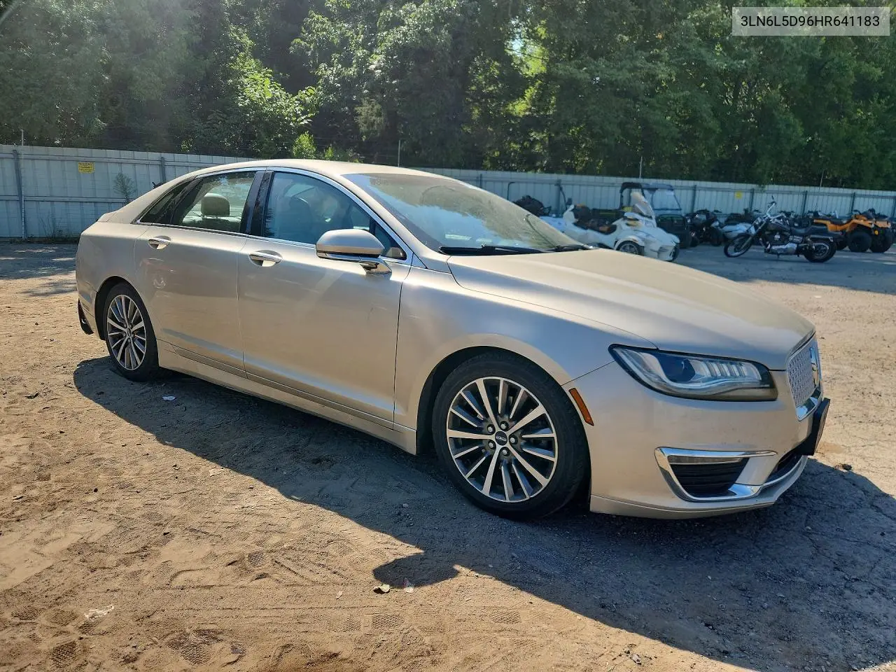 2017 Lincoln Mkz Select VIN: 3LN6L5D96HR641183 Lot: 59375806