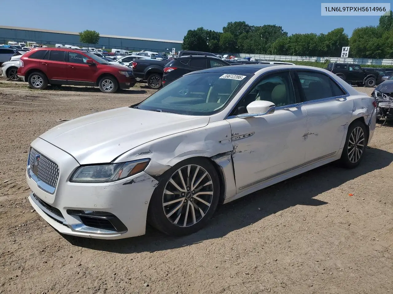 2017 Lincoln Continental Select VIN: 1LN6L9TPXH5614966 Lot: 59612286