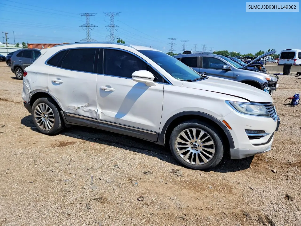 2017 Lincoln Mkc Reserve VIN: 5LMCJ3D93HUL49302 Lot: 59719966
