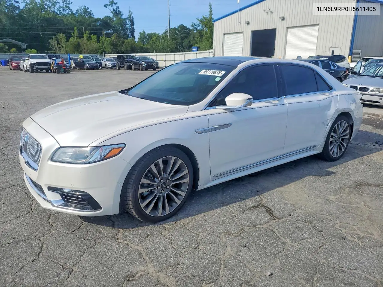 2017 Lincoln Continental Reserve VIN: 1LN6L9RP0H5611405 Lot: 59799836