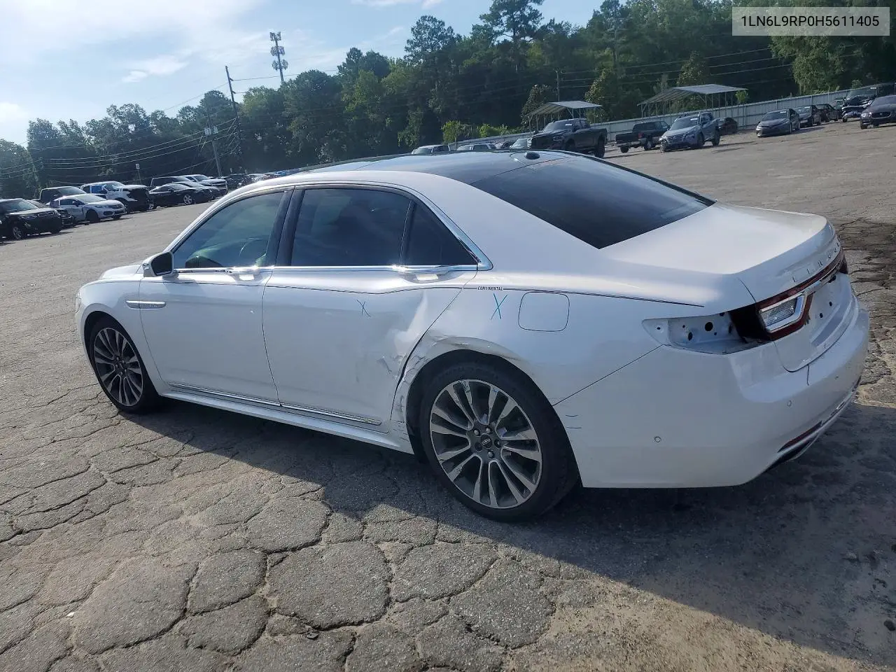 2017 Lincoln Continental Reserve VIN: 1LN6L9RP0H5611405 Lot: 59799836