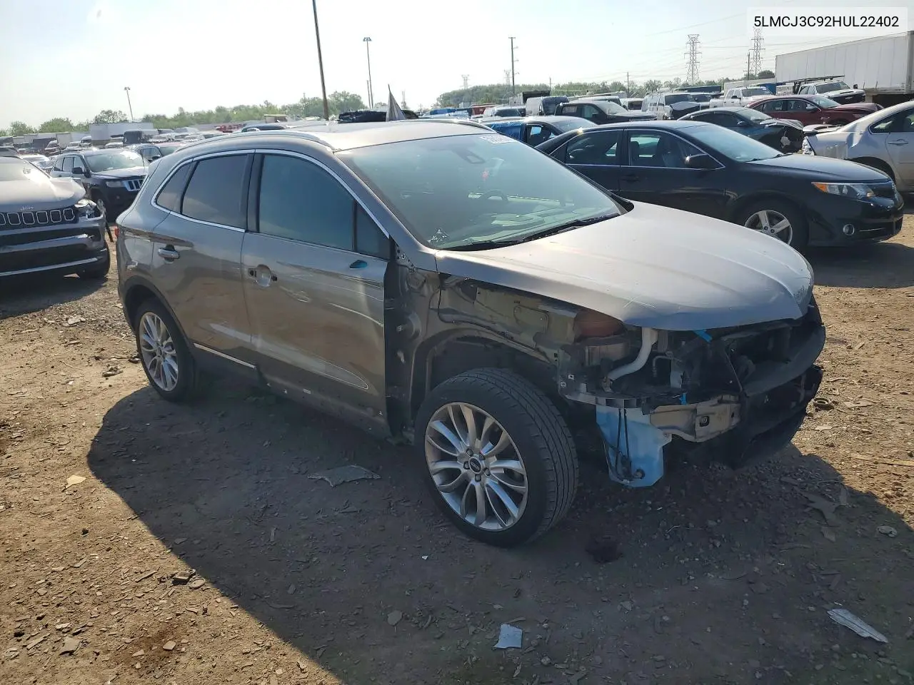 2017 Lincoln Mkc Reserve VIN: 5LMCJ3C92HUL22402 Lot: 59804536