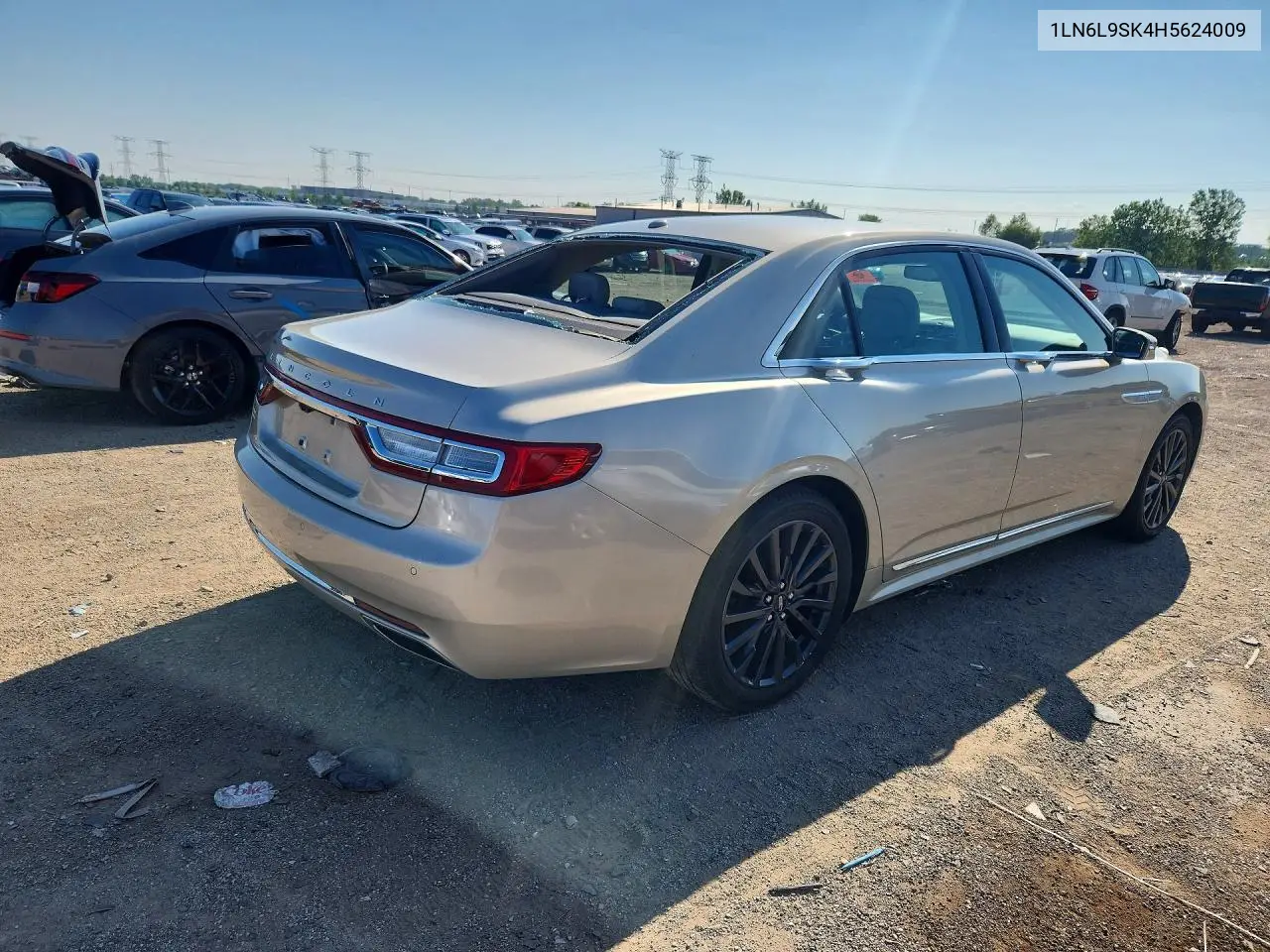 2017 Lincoln Continental Select VIN: 1LN6L9SK4H5624009 Lot: 59837096