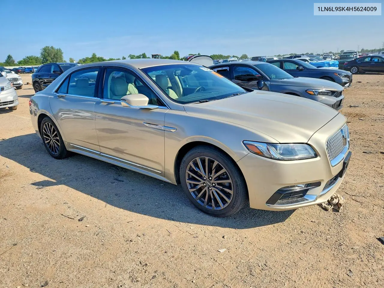 2017 Lincoln Continental Select VIN: 1LN6L9SK4H5624009 Lot: 59837096