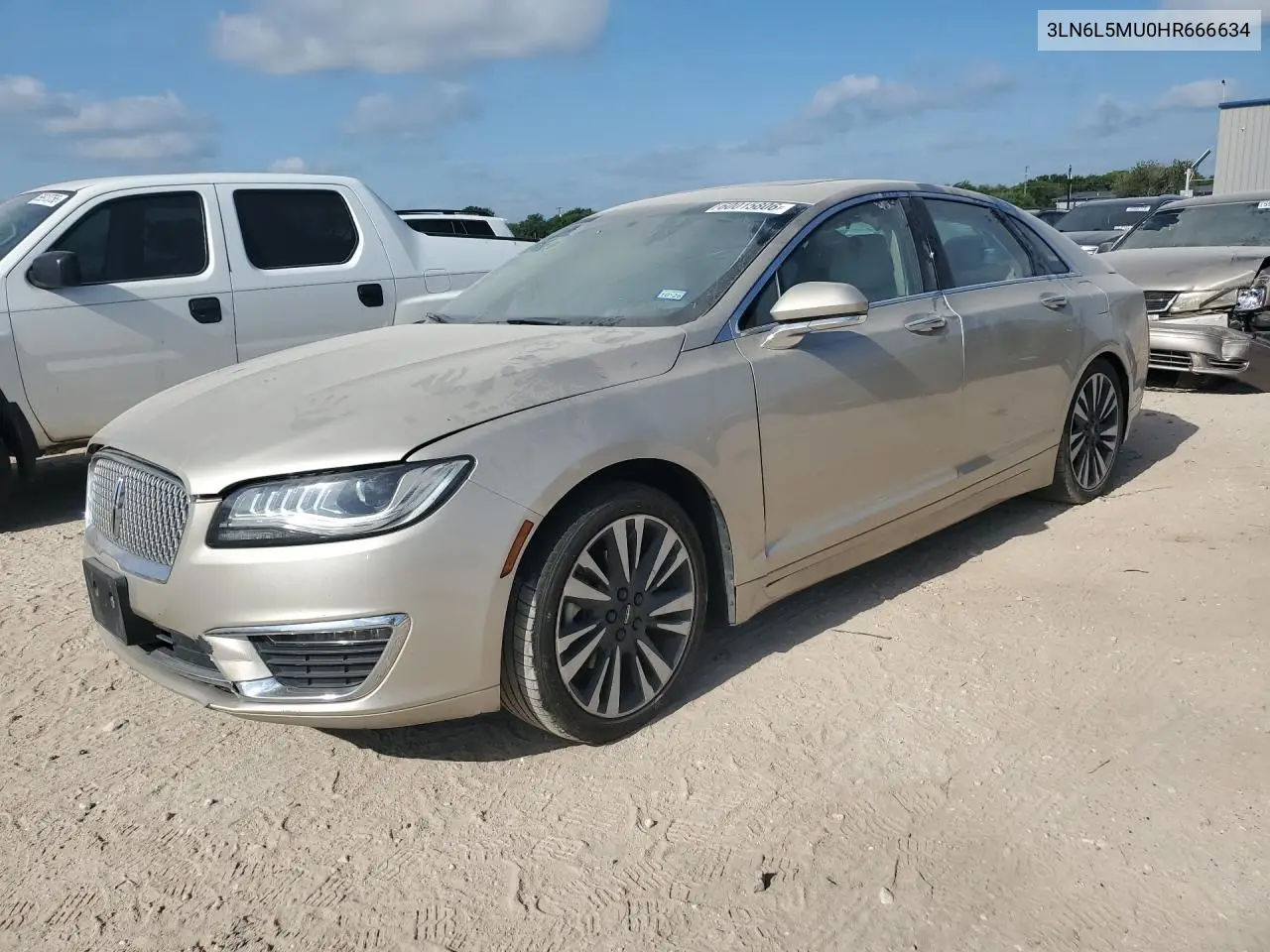 2017 Lincoln Mkz Hybrid Reserve VIN: 3LN6L5MU0HR666634 Lot: 60015806