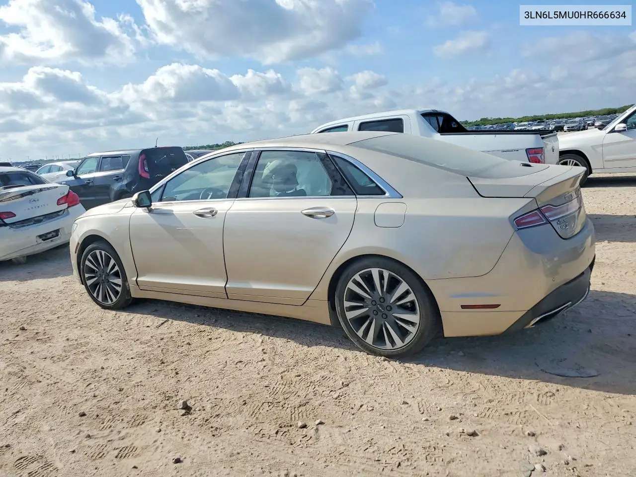 2017 Lincoln Mkz Hybrid Reserve VIN: 3LN6L5MU0HR666634 Lot: 60015806
