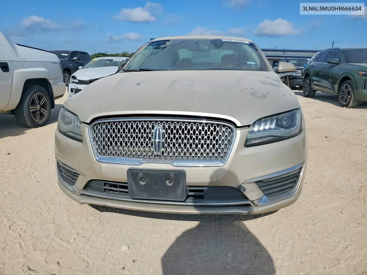 2017 Lincoln Mkz Hybrid Reserve VIN: 3LN6L5MU0HR666634 Lot: 60015806