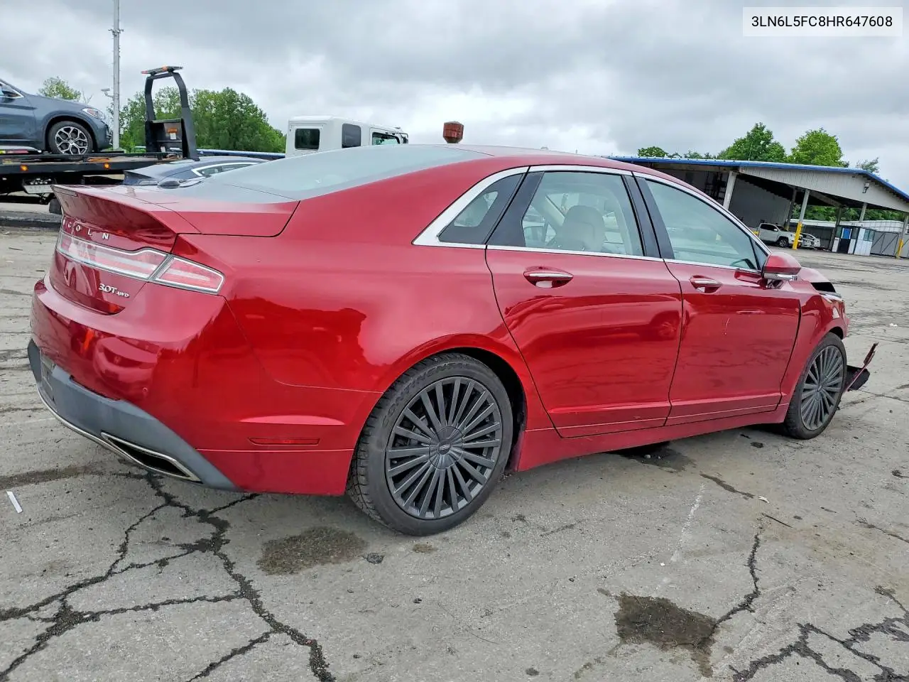 2017 Lincoln Mkz Reserve VIN: 3LN6L5FC8HR647608 Lot: 60271616