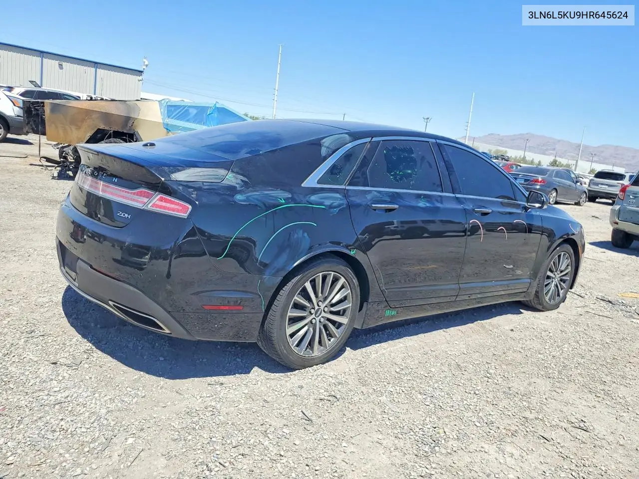 2017 Lincoln Mkz Hybrid Premiere VIN: 3LN6L5KU9HR645624 Lot: 60303596