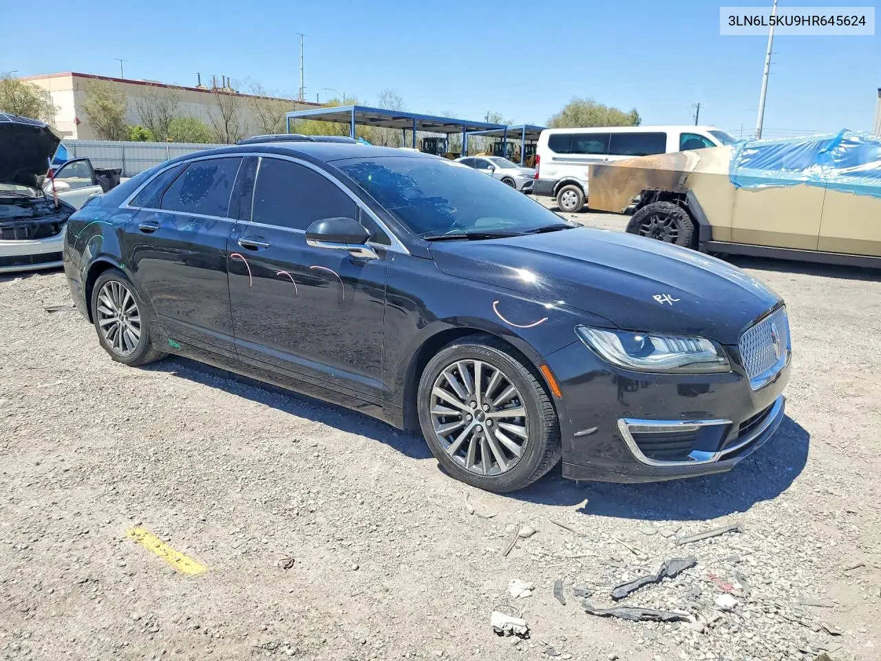 2017 Lincoln Mkz Hybrid Premiere VIN: 3LN6L5KU9HR645624 Lot: 60303596