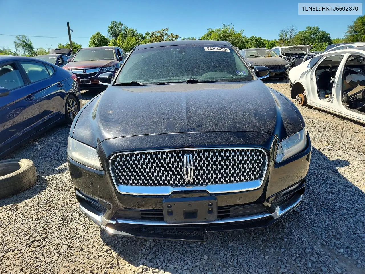 2018 Lincoln Continental VIN: 1LN6L9HK1J5602370 Lot: 55304436