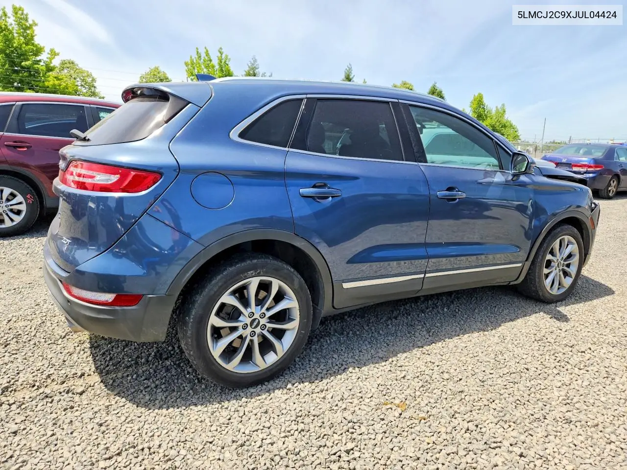 2018 Lincoln Mkc Select VIN: 5LMCJ2C9XJUL04424 Lot: 55600876