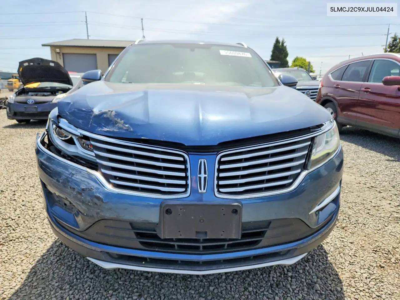 2018 Lincoln Mkc Select VIN: 5LMCJ2C9XJUL04424 Lot: 55600876