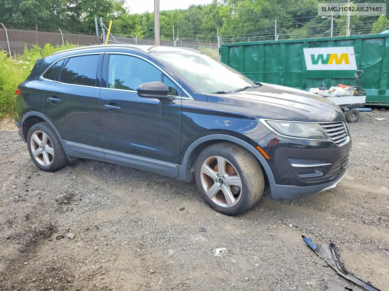2018 Lincoln Mkc Premiere VIN: 5LMCJ1C92JUL21681 Lot: 57372316