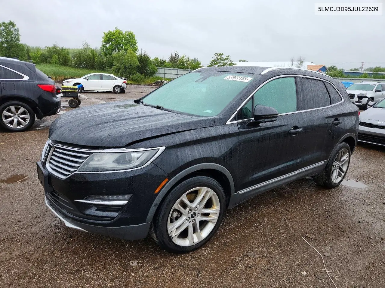 2018 Lincoln Mkc Reserve VIN: 5LMCJ3D95JUL22639 Lot: 57997156