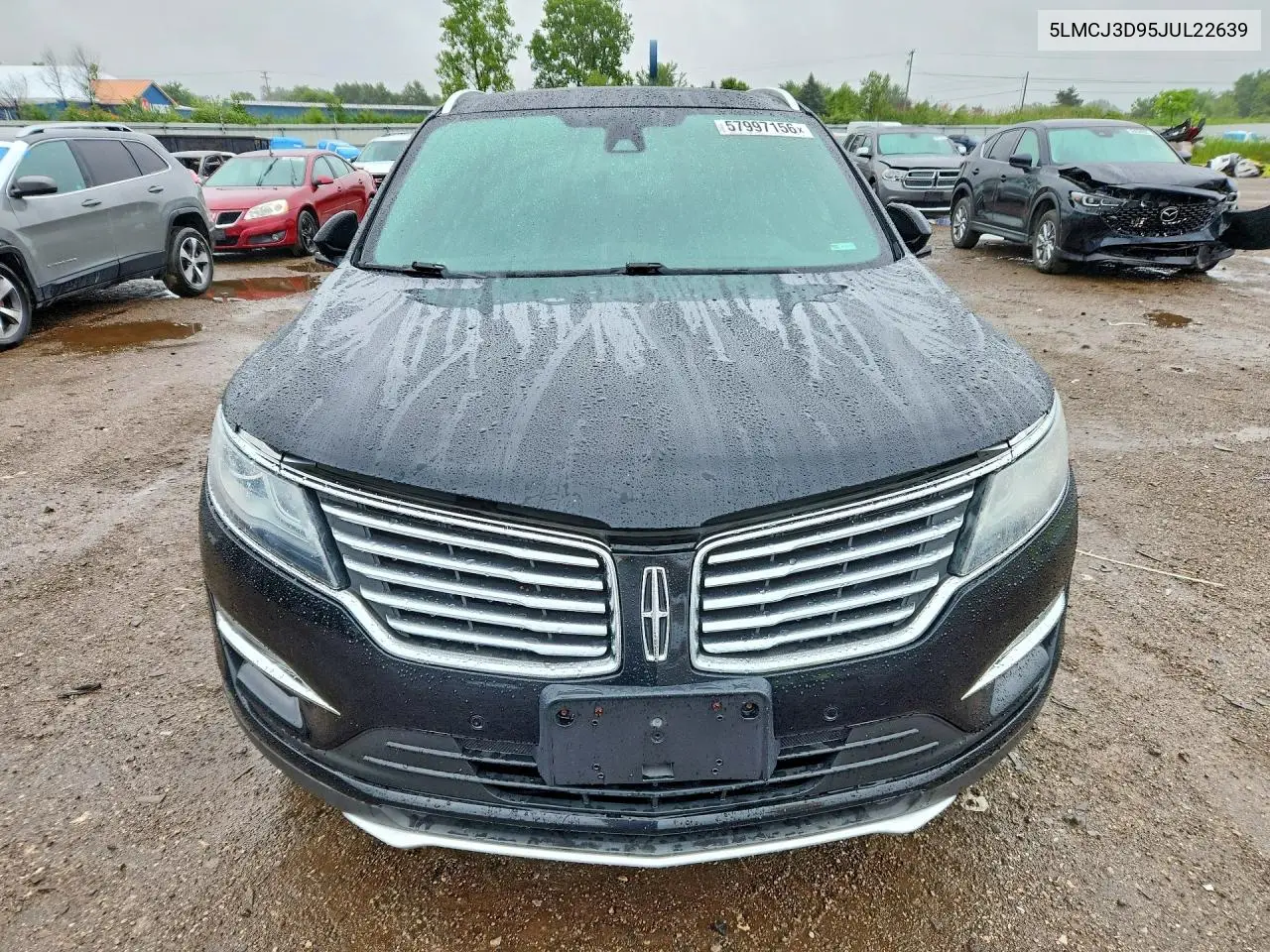 2018 Lincoln Mkc Reserve VIN: 5LMCJ3D95JUL22639 Lot: 57997156