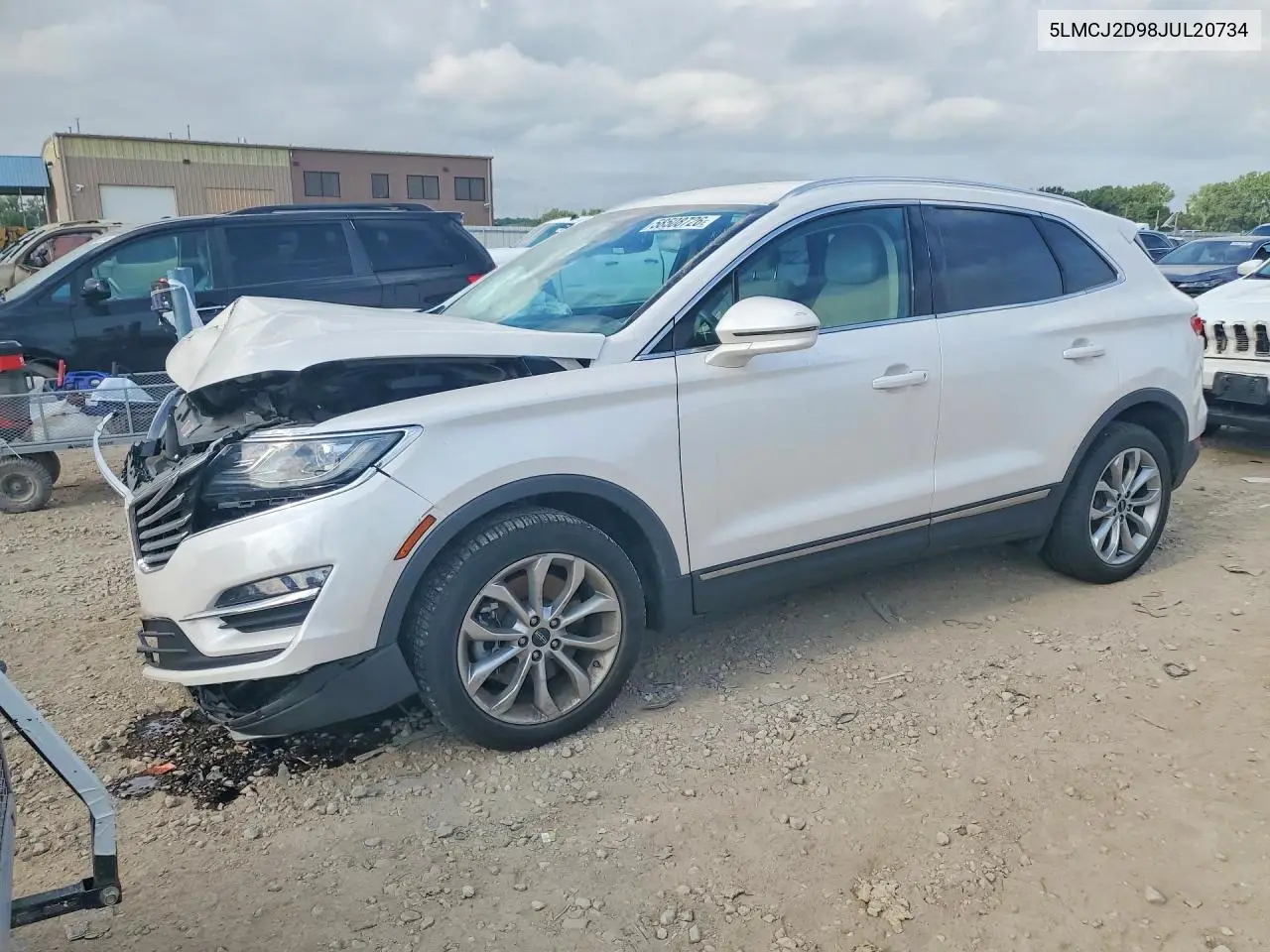 2018 Lincoln Mkc Select VIN: 5LMCJ2D98JUL20734 Lot: 58508726