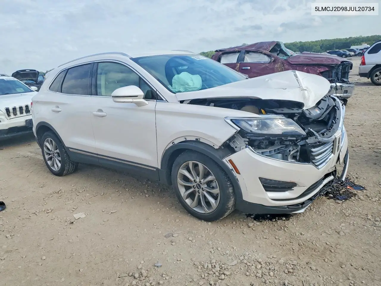 2018 Lincoln Mkc Select VIN: 5LMCJ2D98JUL20734 Lot: 58508726
