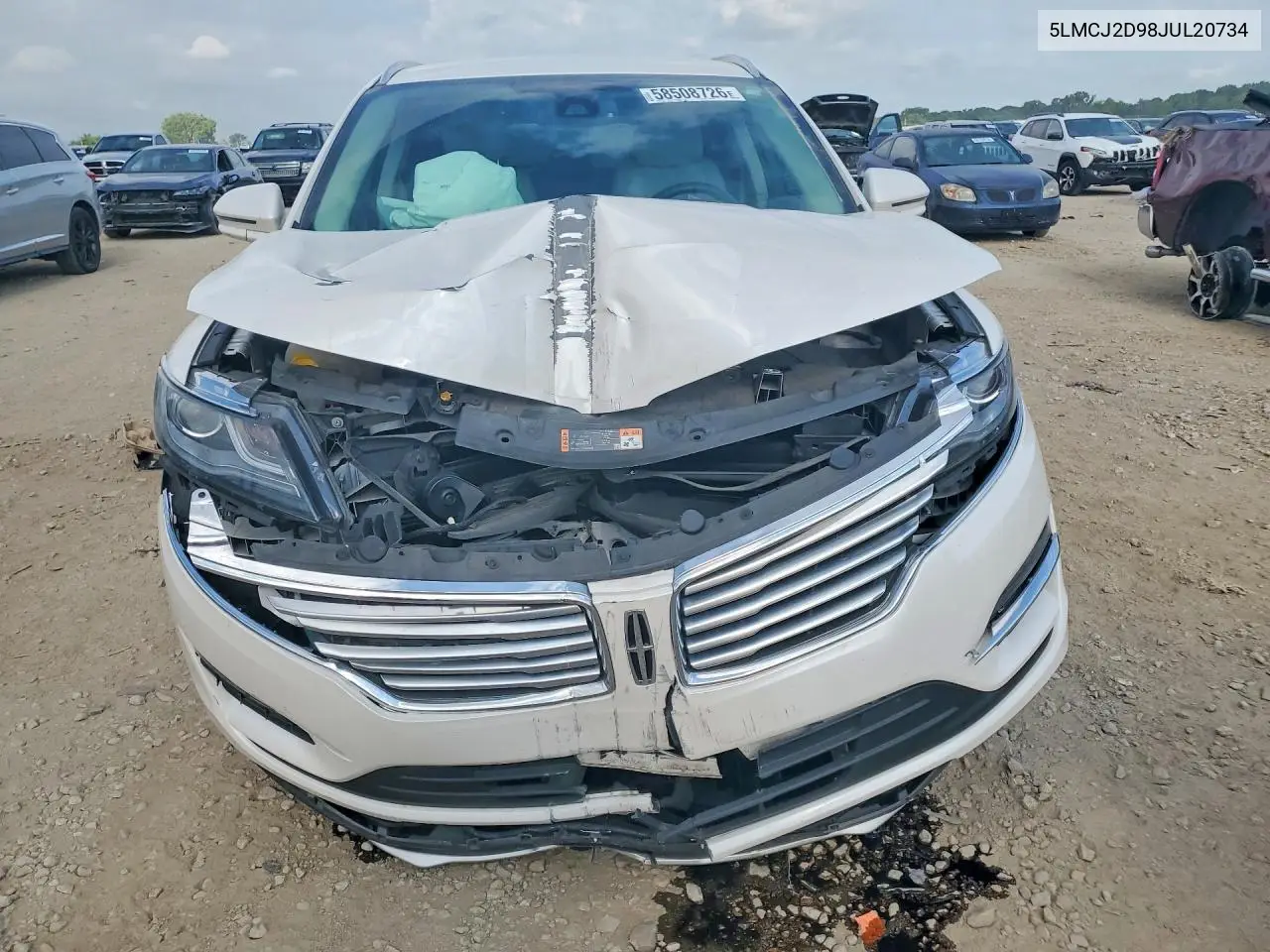 2018 Lincoln Mkc Select VIN: 5LMCJ2D98JUL20734 Lot: 58508726