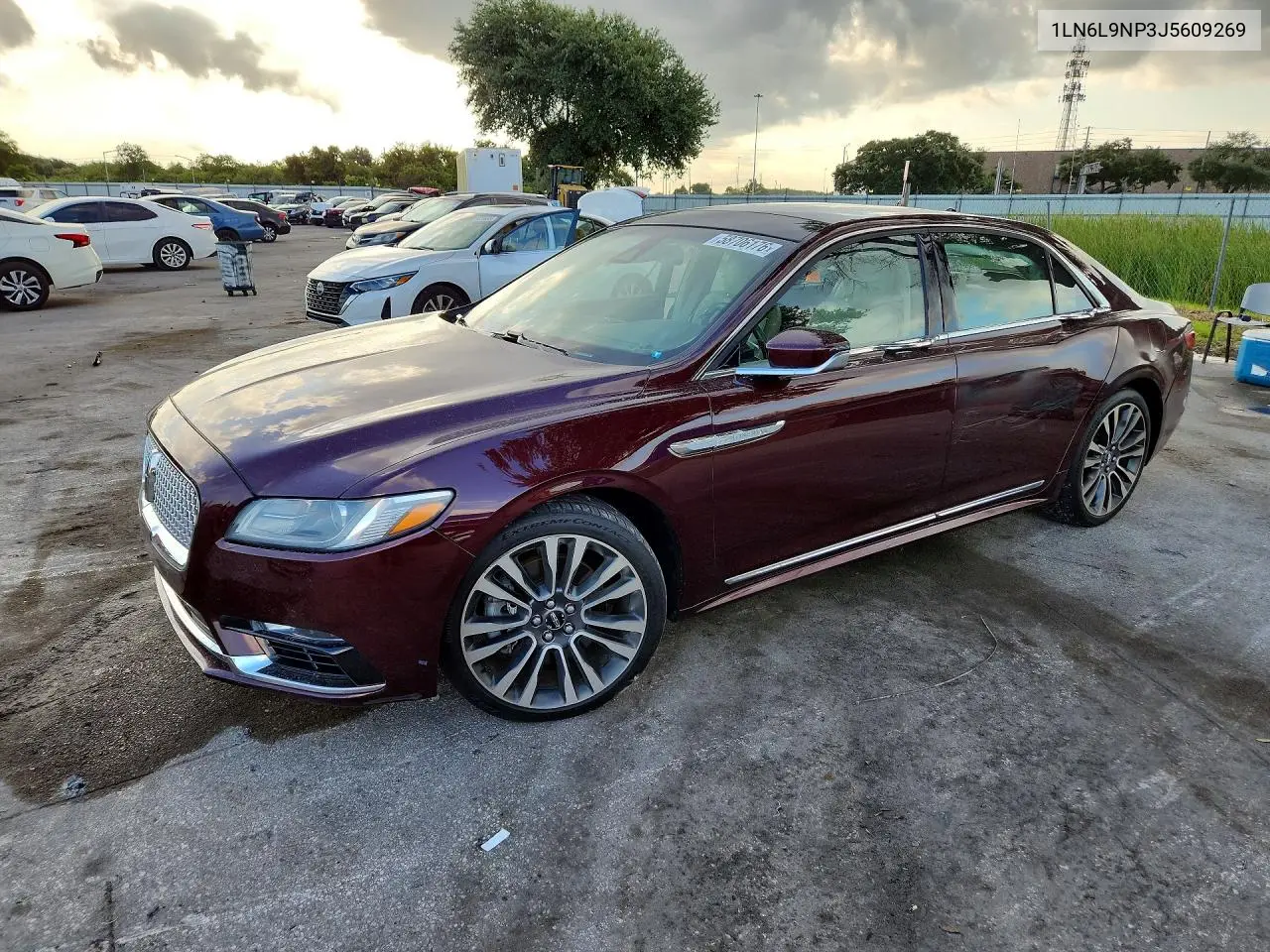 2018 Lincoln Continental Reserve VIN: 1LN6L9NP3J5609269 Lot: 58706176