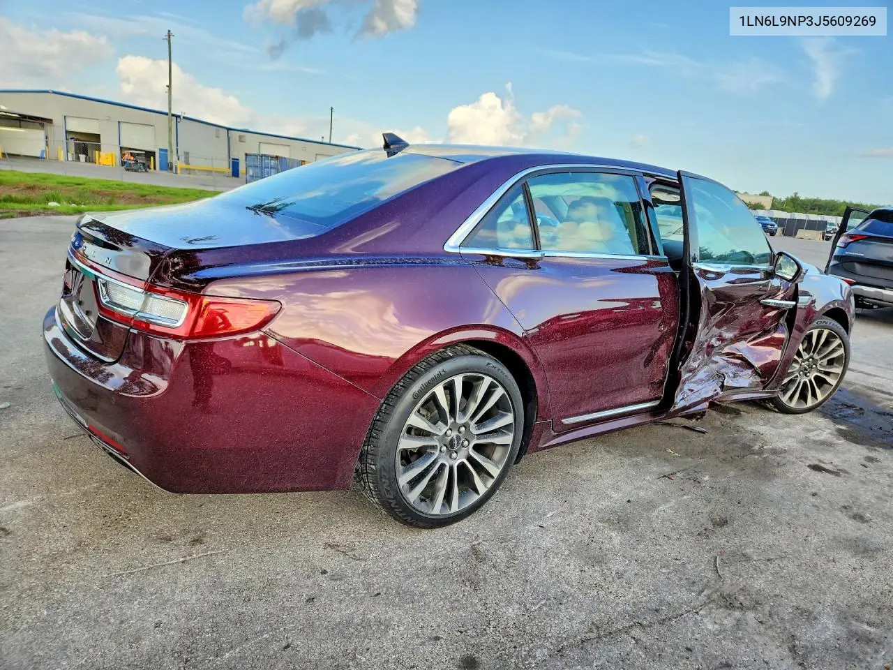 2018 Lincoln Continental Reserve VIN: 1LN6L9NP3J5609269 Lot: 58706176