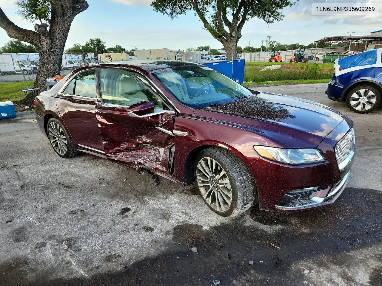 2018 Lincoln Continental Reserve VIN: 1LN6L9NP3J5609269 Lot: 58706176