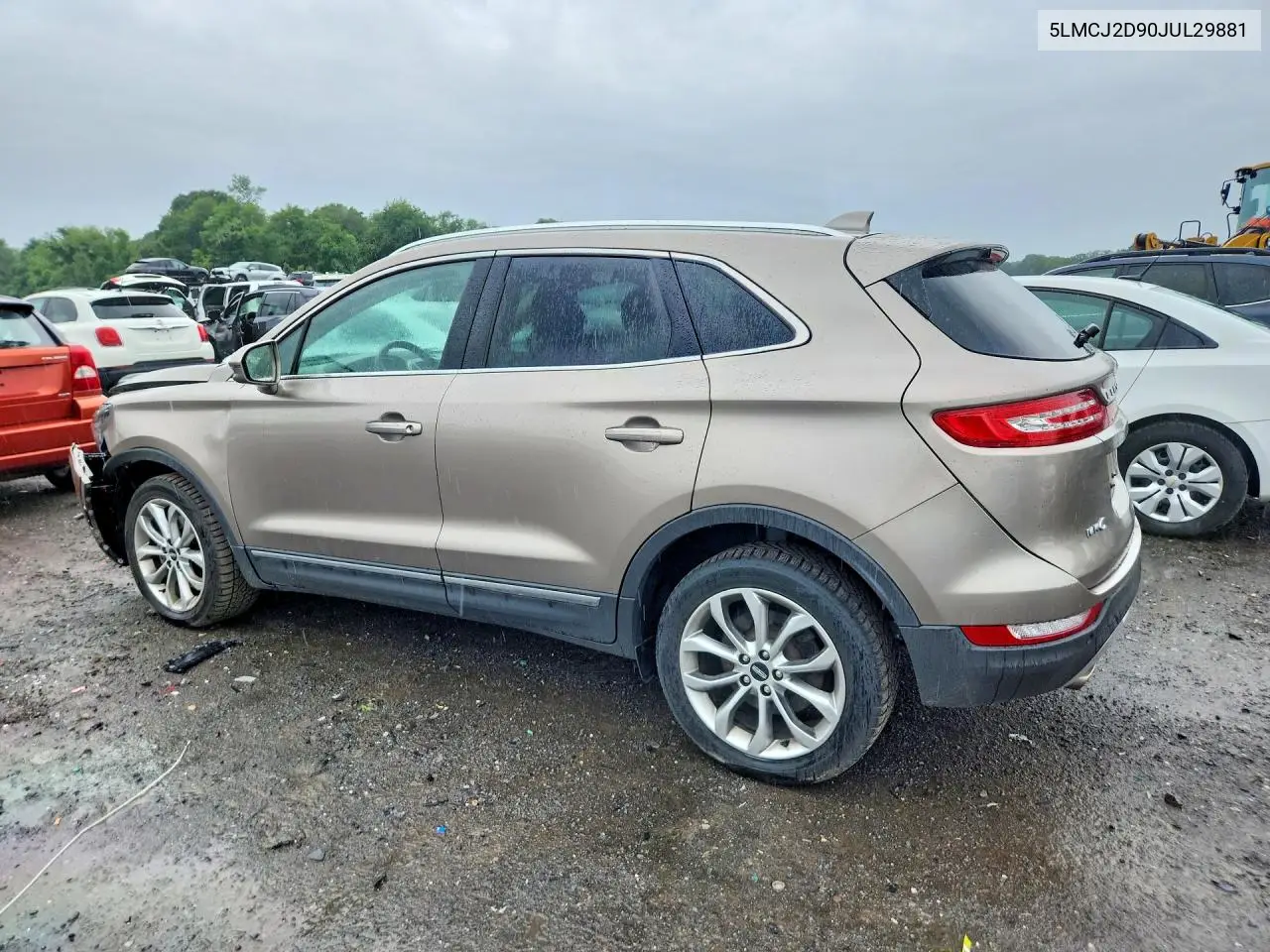 2018 Lincoln Mkc Select VIN: 5LMCJ2D90JUL29881 Lot: 59326746