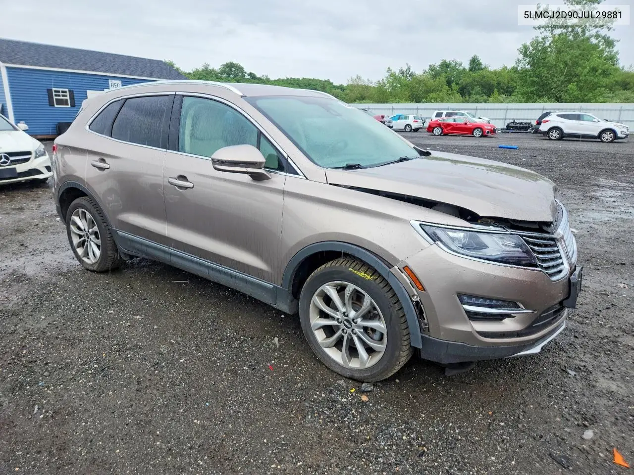 2018 Lincoln Mkc Select VIN: 5LMCJ2D90JUL29881 Lot: 59326746