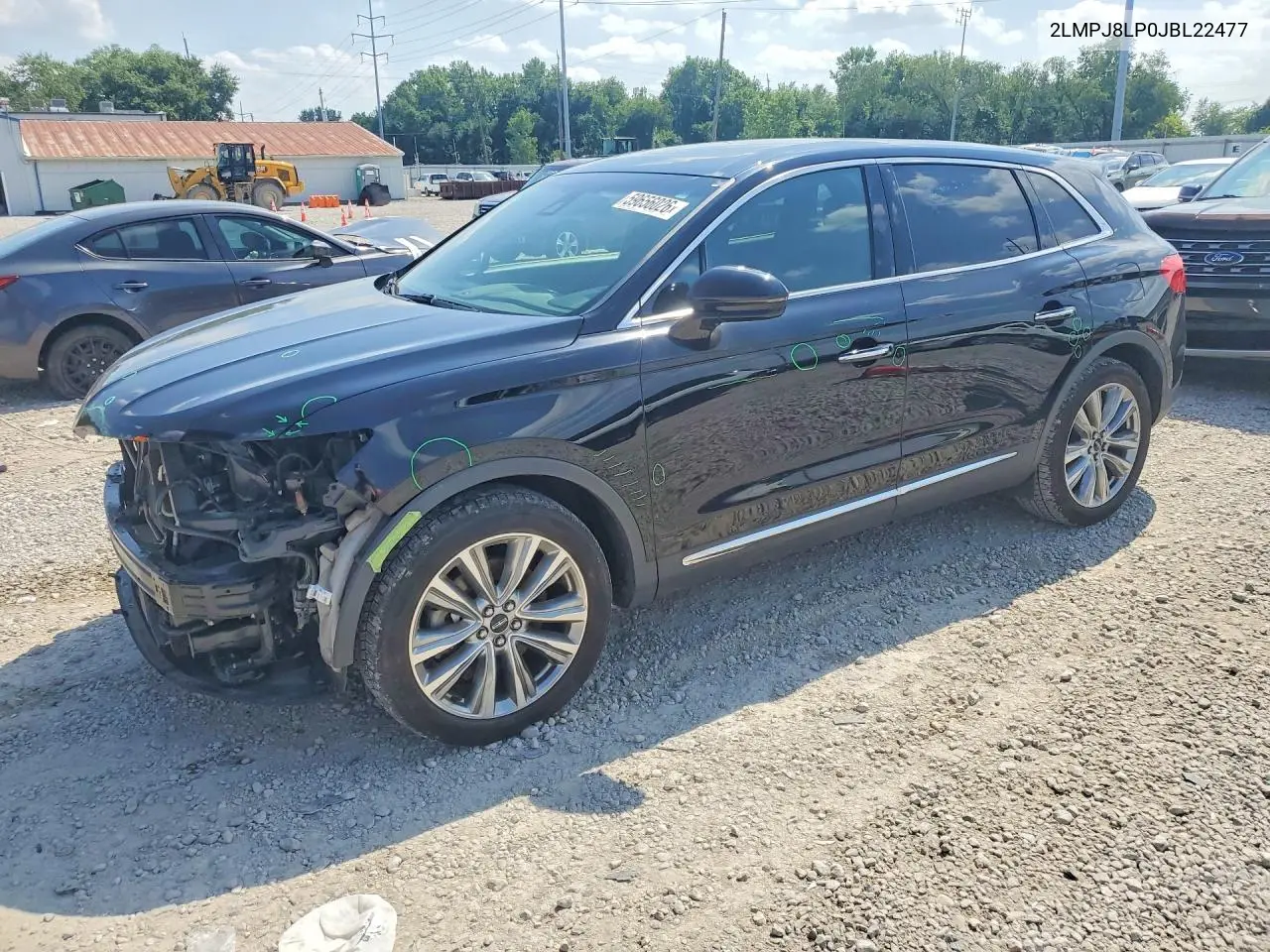 2018 Lincoln Mkx Reserve VIN: 2LMPJ8LP0JBL22477 Lot: 59656026