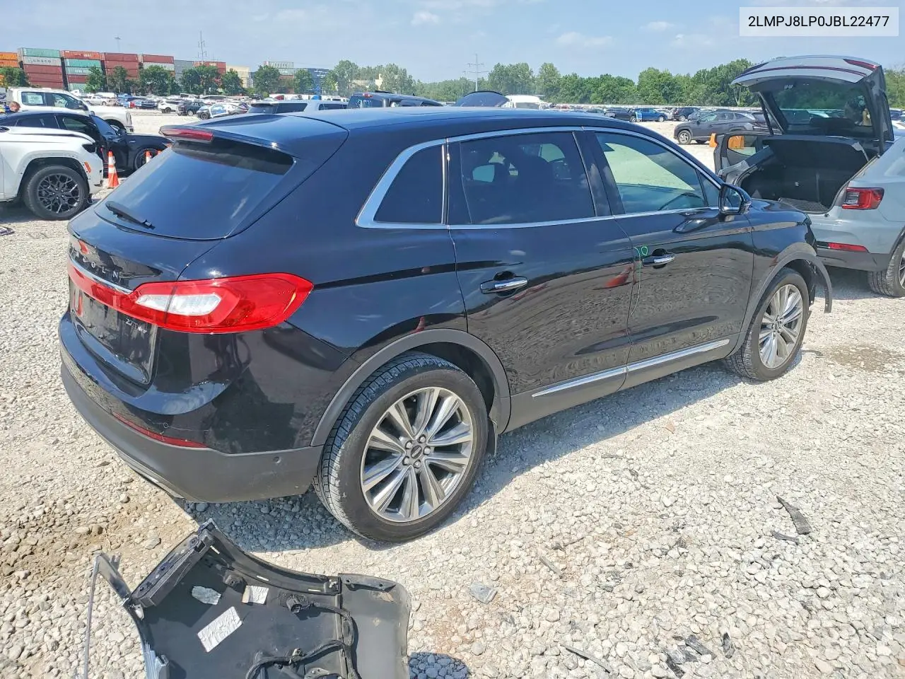 2018 Lincoln Mkx Reserve VIN: 2LMPJ8LP0JBL22477 Lot: 59656026