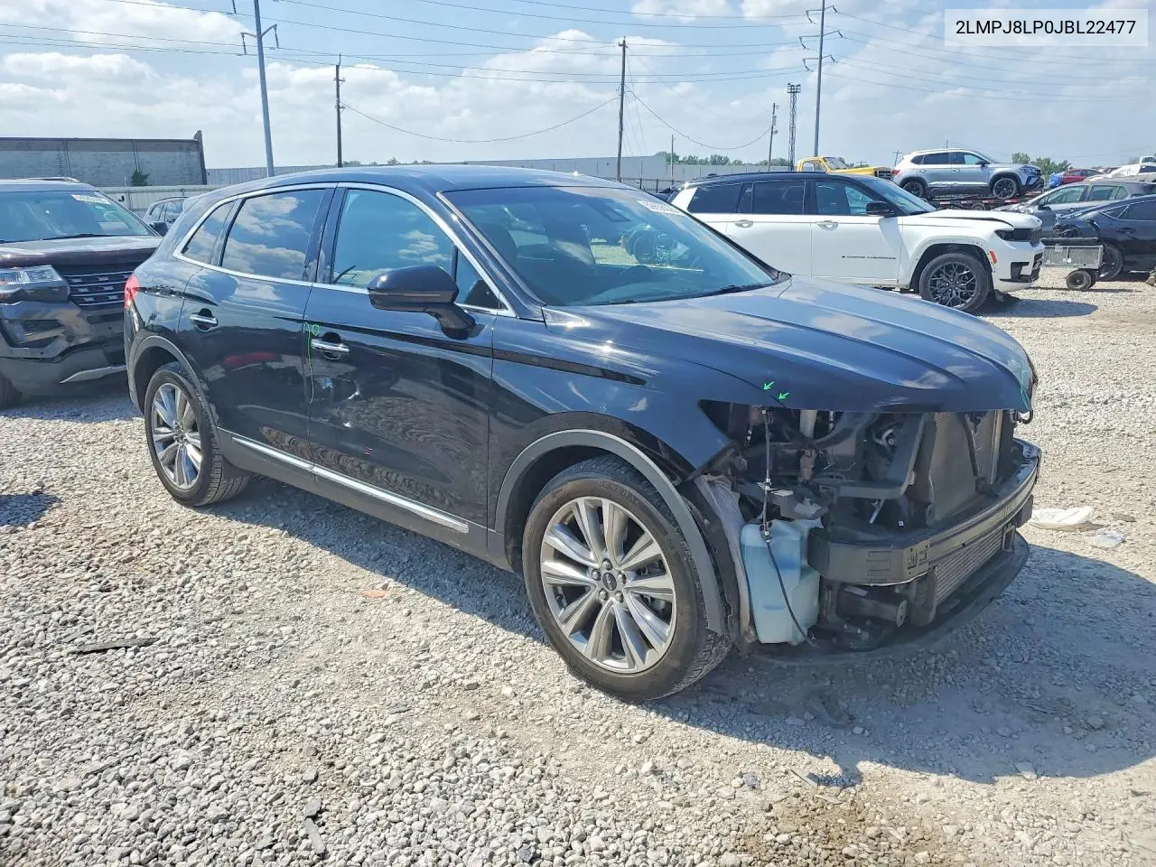 2018 Lincoln Mkx Reserve VIN: 2LMPJ8LP0JBL22477 Lot: 59656026