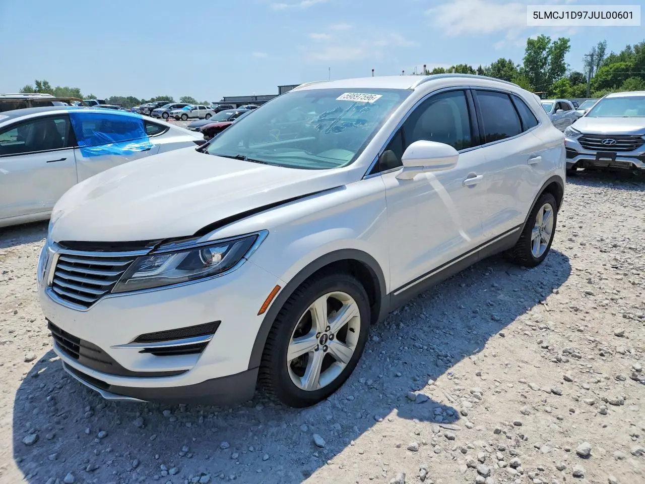 2018 Lincoln Mkc Premiere VIN: 5LMCJ1D97JUL00601 Lot: 59897596