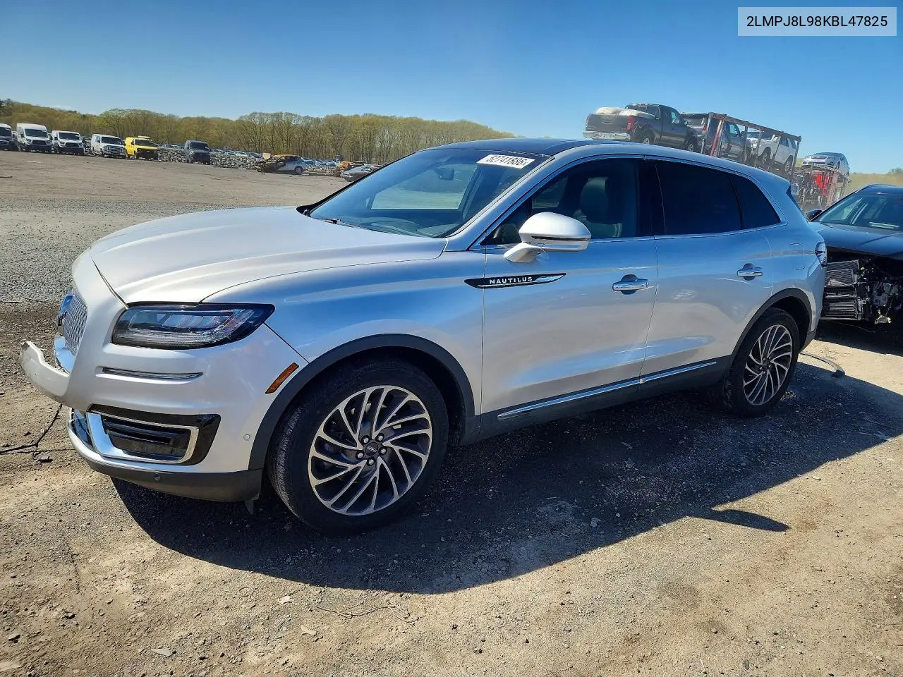 2019 Lincoln Nautilus Reserve VIN: 2LMPJ8L98KBL47825 Lot: 52741886