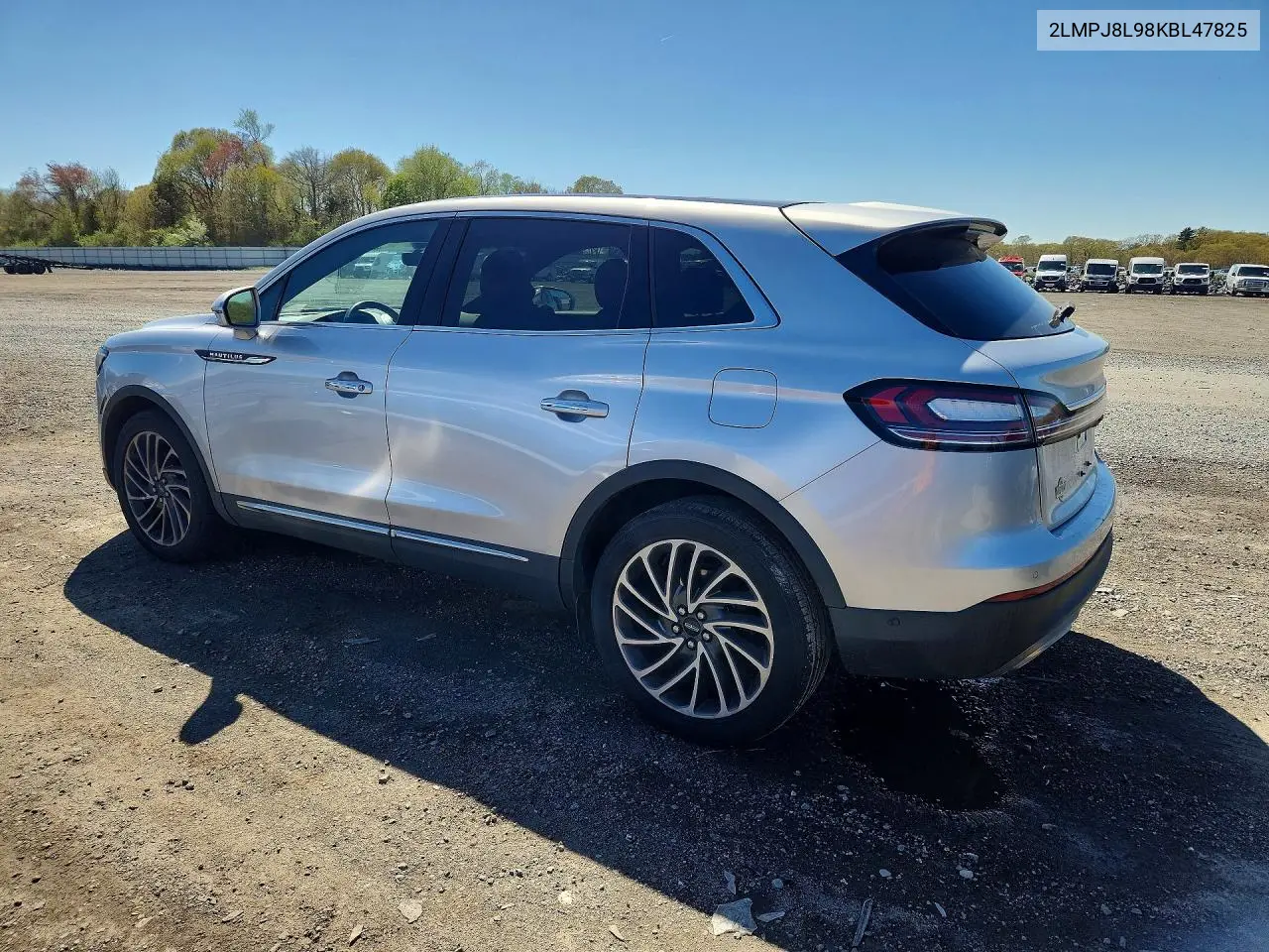 2019 Lincoln Nautilus Reserve VIN: 2LMPJ8L98KBL47825 Lot: 52741886
