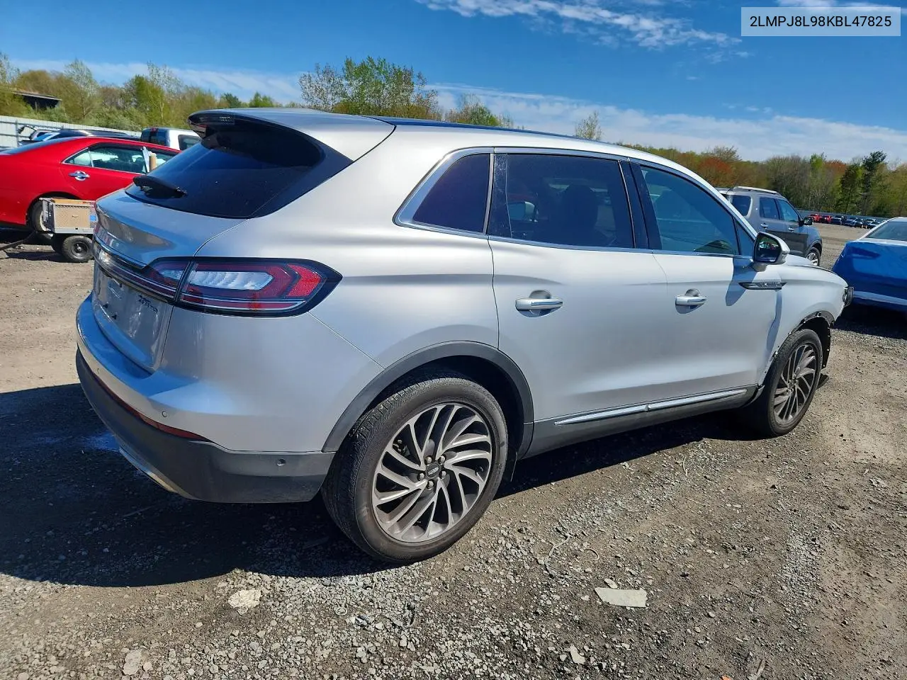 2019 Lincoln Nautilus Reserve VIN: 2LMPJ8L98KBL47825 Lot: 52741886