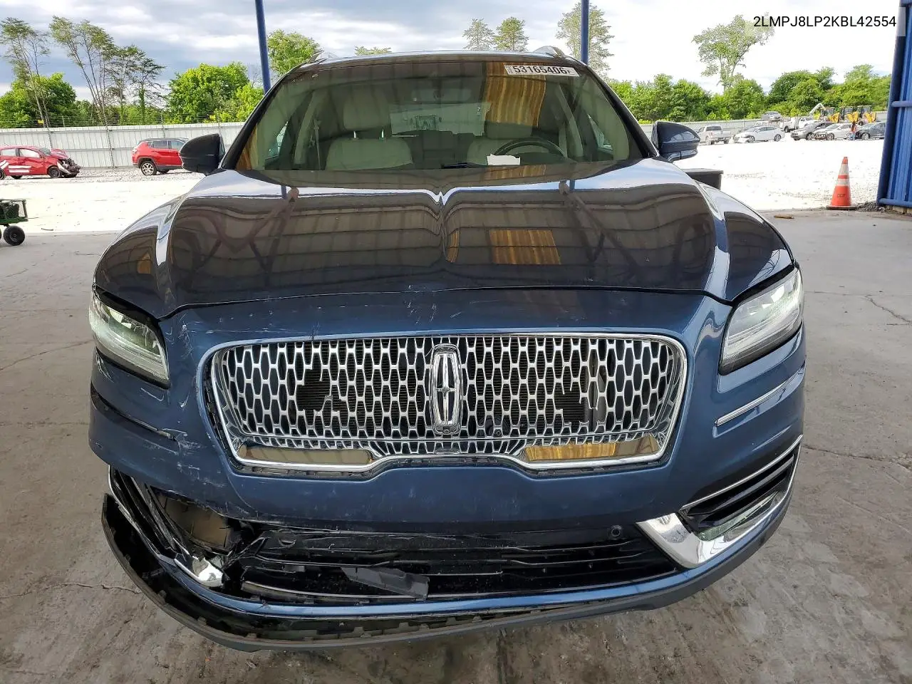 2019 Lincoln Nautilus Reserve VIN: 2LMPJ8LP2KBL42554 Lot: 53165406