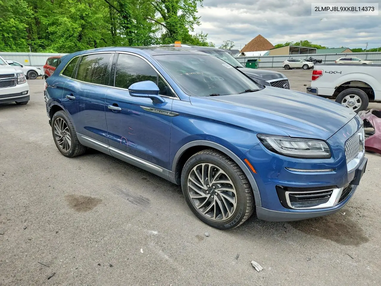 2019 Lincoln Nautilus Reserve VIN: 2LMPJ8L9XKBL14373 Lot: 53985546