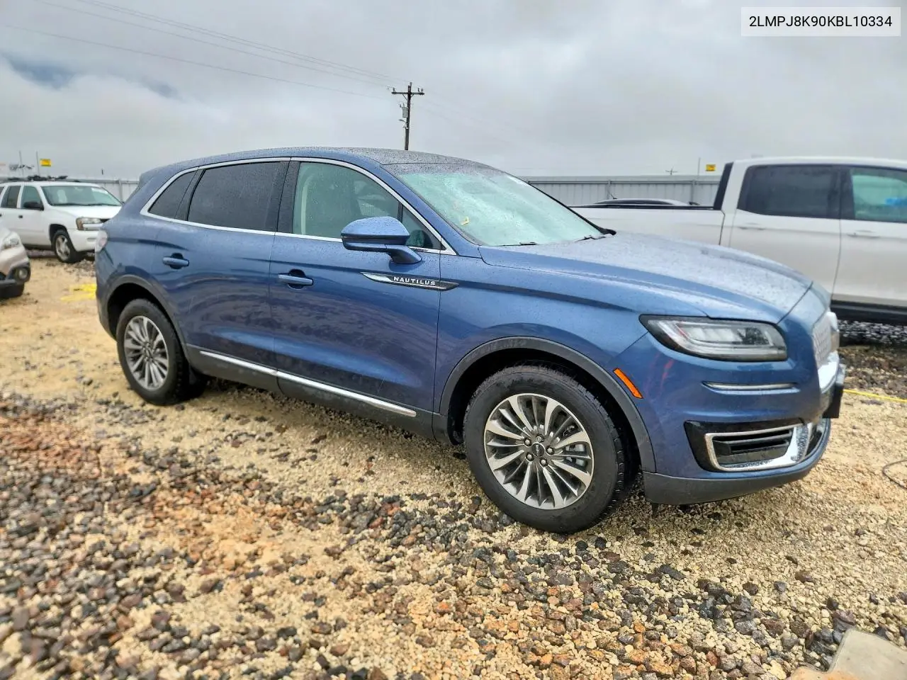 2019 Lincoln Nautilus Select VIN: 2LMPJ8K90KBL10334 Lot: 54238246