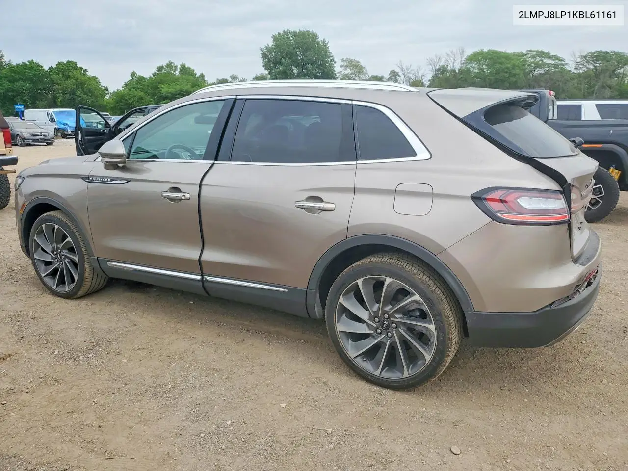 2019 Lincoln Nautilus Reserve VIN: 2LMPJ8LP1KBL61161 Lot: 54707166