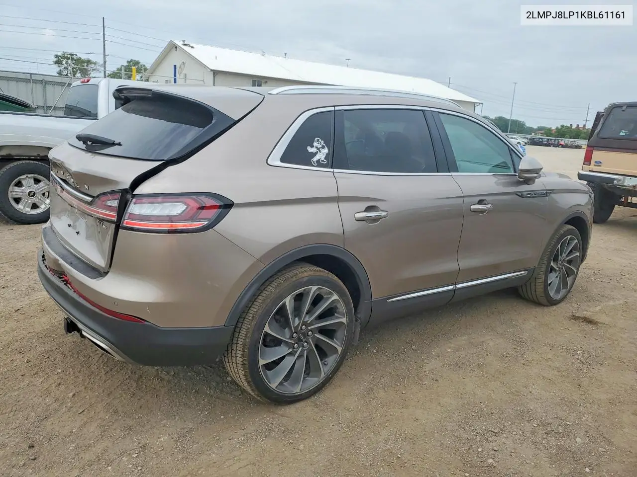 2019 Lincoln Nautilus Reserve VIN: 2LMPJ8LP1KBL61161 Lot: 54707166