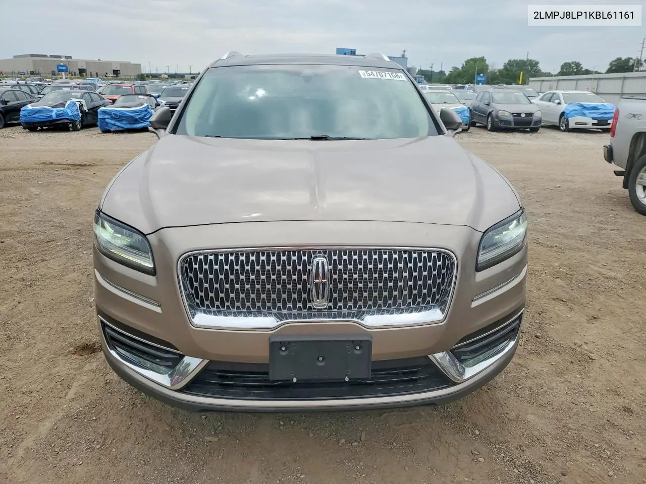 2019 Lincoln Nautilus Reserve VIN: 2LMPJ8LP1KBL61161 Lot: 54707166