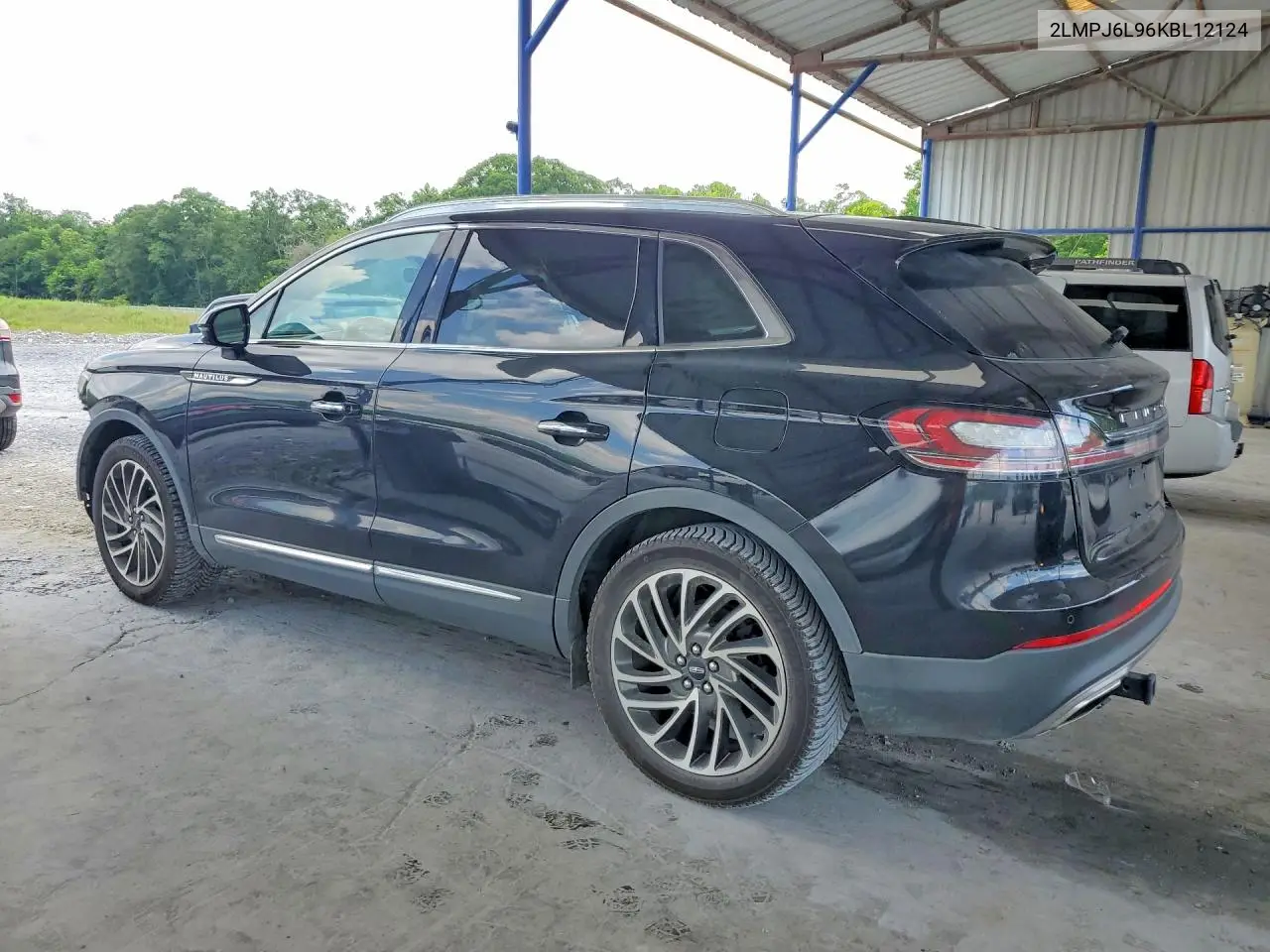 2019 Lincoln Nautilus Reserve VIN: 2LMPJ6L96KBL12124 Lot: 55396896