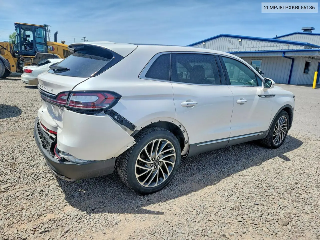2019 Lincoln Nautilus Reserve VIN: 2LMPJ8LPXKBL56136 Lot: 56020516