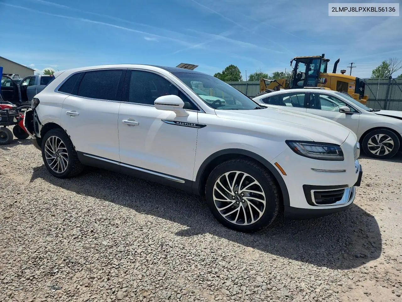 2019 Lincoln Nautilus Reserve VIN: 2LMPJ8LPXKBL56136 Lot: 56020516